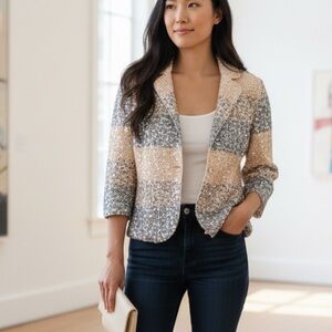 Iisli Knit Sequin Blazer Size S